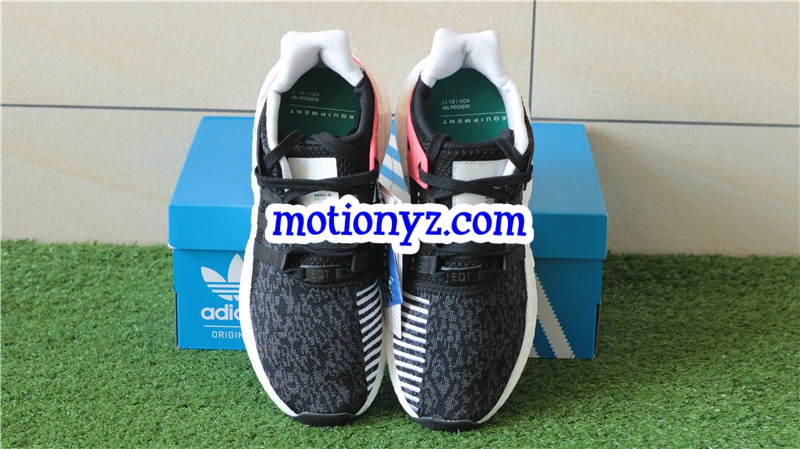 Real Boost Adidas EQT Support 93/17 Boost Black
